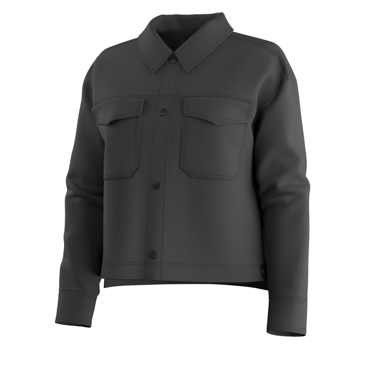 Women's Anchor Line Cropped Shirt Jacket