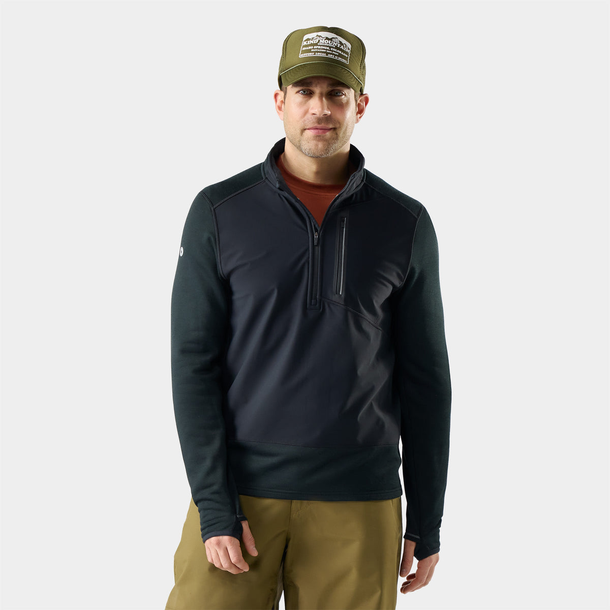 Men's Active Fleece Wind 1/2 Zip