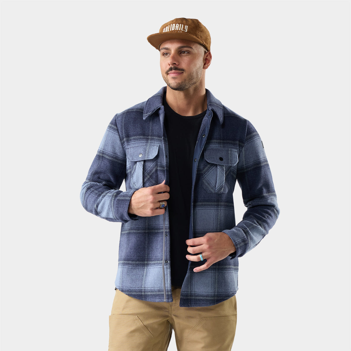 Anchor Line Shirt Jacket