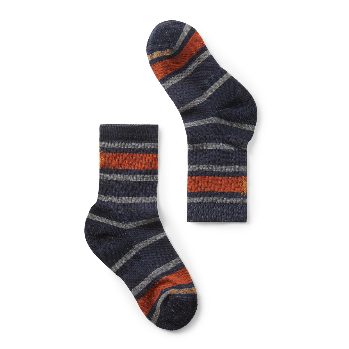 Kids' Hike Striped Crew Socks