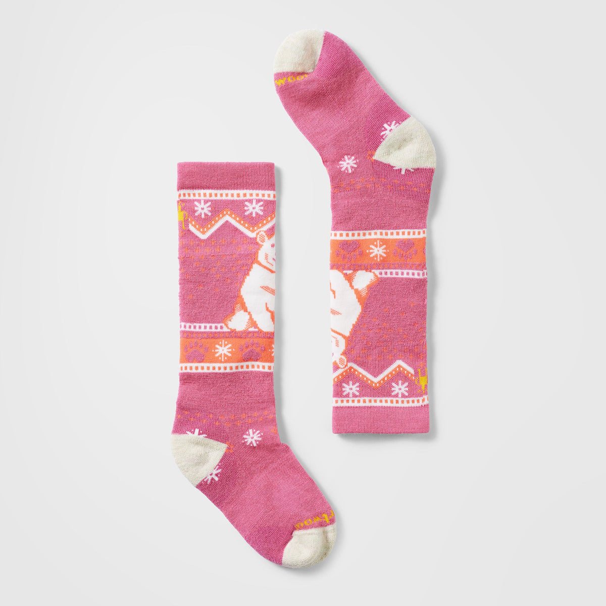 Kids' Wintersport Polar Bear Pattern Over The Calf Socks