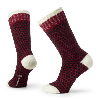Women's Everyday Cozy Popcorn Polka Dot Crew Socks