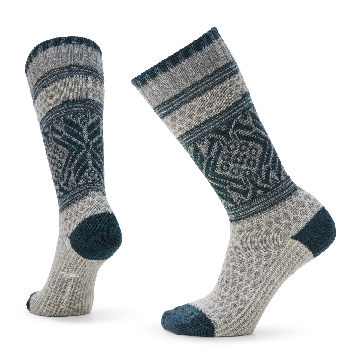 Women's Everyday Cozy Popcorn Snowflake Crew Socks