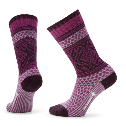 Women's Everyday Cozy Popcorn Snowflake Crew Socks