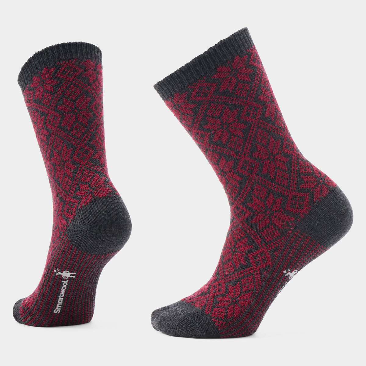 Women's Everyday Cozy Traditional Snowflake Crew Socks