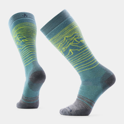 Snowboard Iguchi Pattern Over The Calf Socks