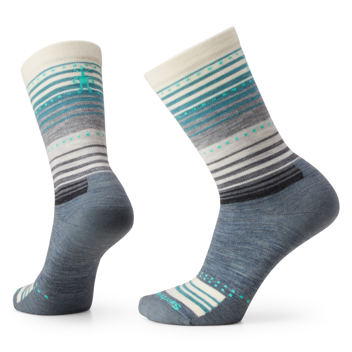 Women's Everyday Stitch Stripe Crew Socks