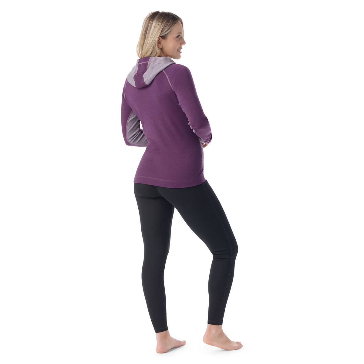 Women's Classic Thermal Merino Base Layer 1/2 Zip Hoodie