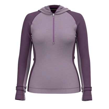 Women's Classic Thermal Merino Base Layer 1/2 Zip Hoodie