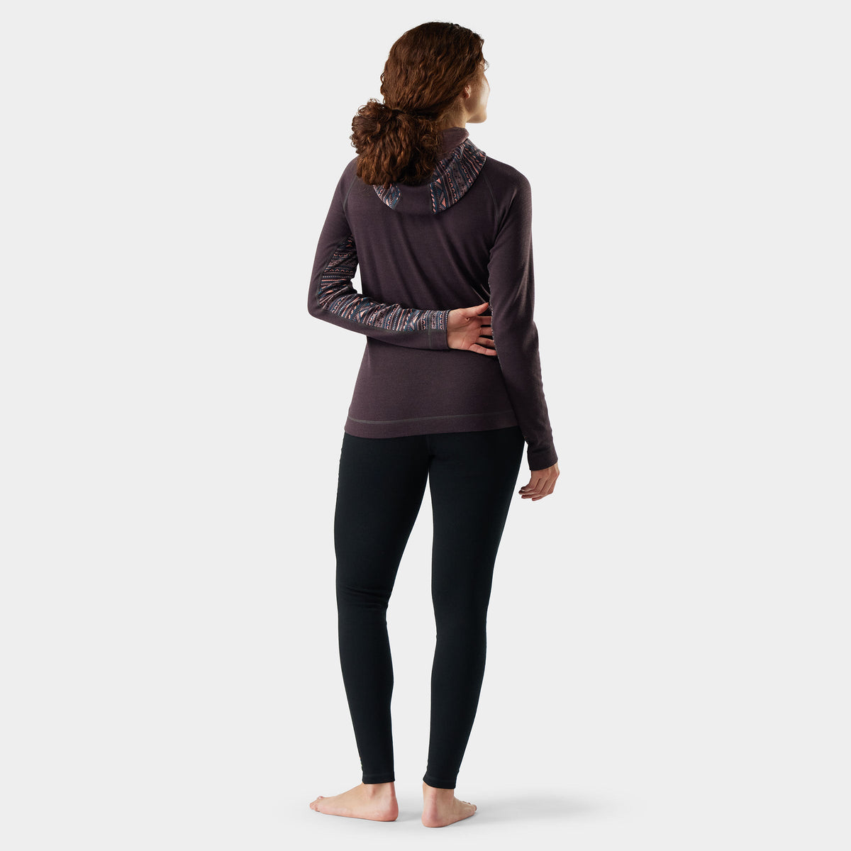 Women's Classic Thermal Merino Base Layer 1/2 Zip Hoodie