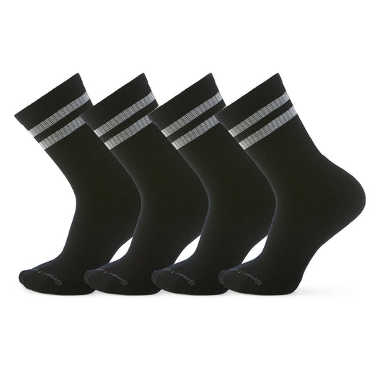 Everyday Athletic Striped Crew Socks 4-Pack