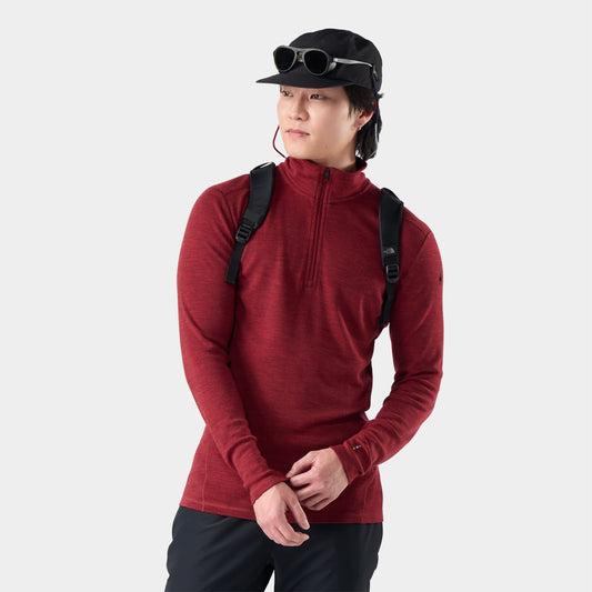 Men's Classic Thermal Merino Base Layer 1/4 Zip