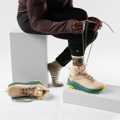 Hike Bear Stripe Mid Crew Socks