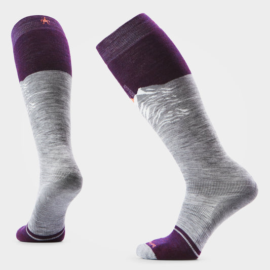 Women's Snowboard Valley Sunset Over The Calf Socks