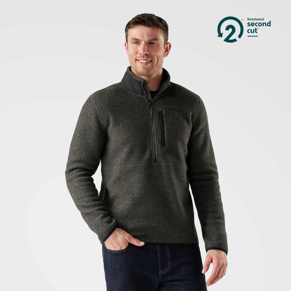 Men's Second Cut™ Fleece 1/2 Zip
