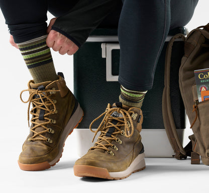 Hike Striped Crew Socks