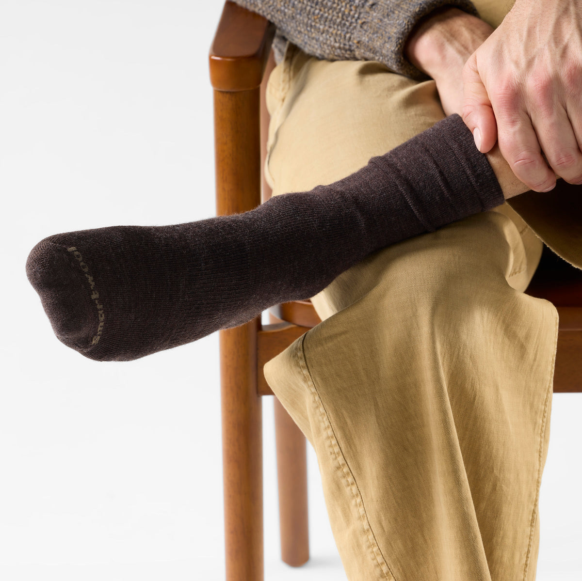 Everyday Solid Rib Crew Socks