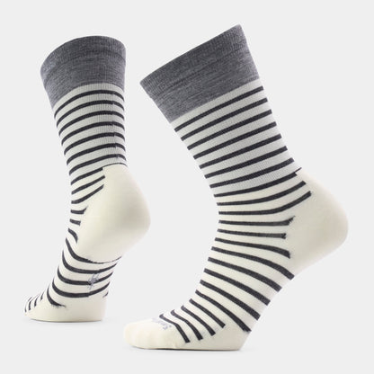 Women's Everyday Pin Stripe Crew Socks
