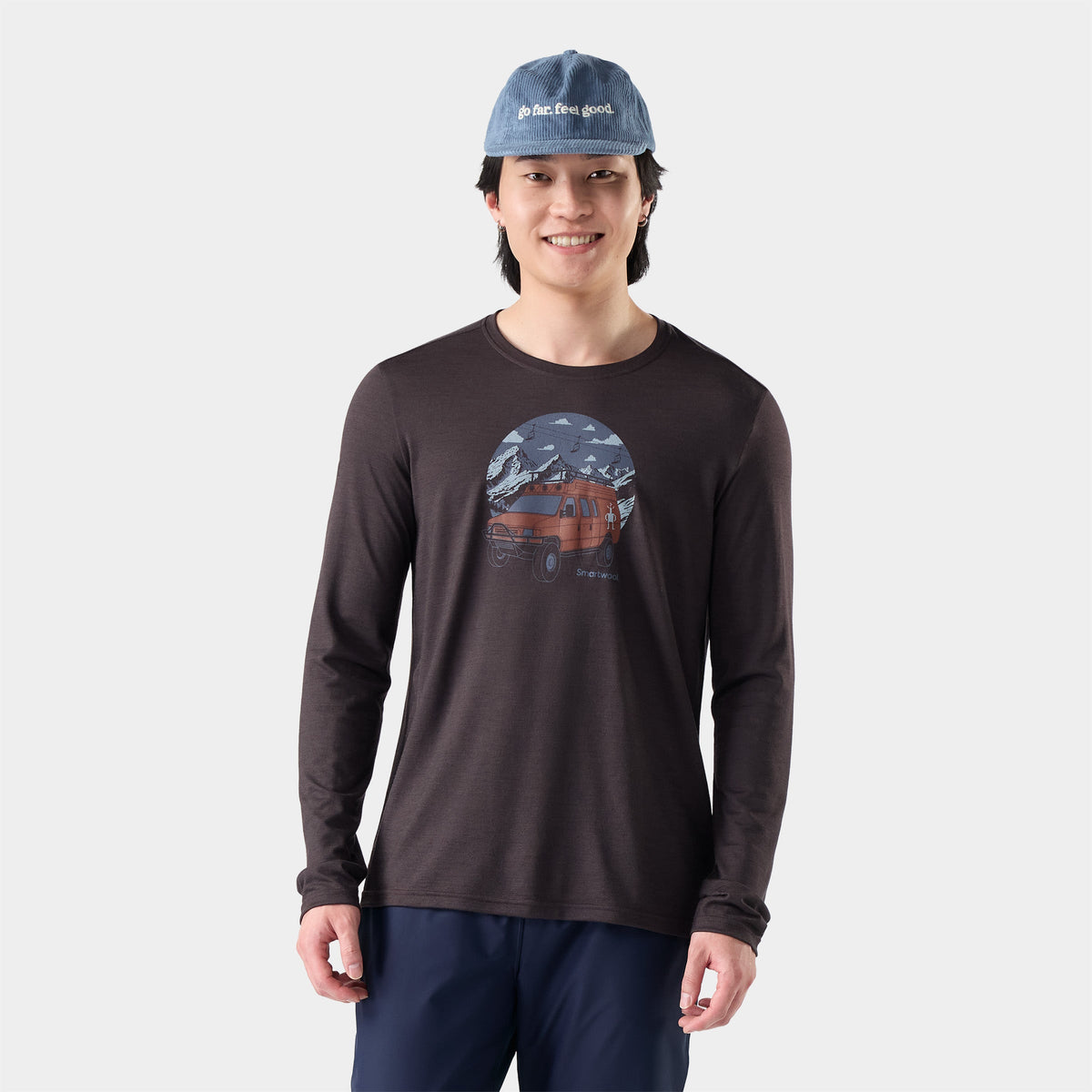 Men's First Chair Pursuit Active Long Sleeve Graphic Tee