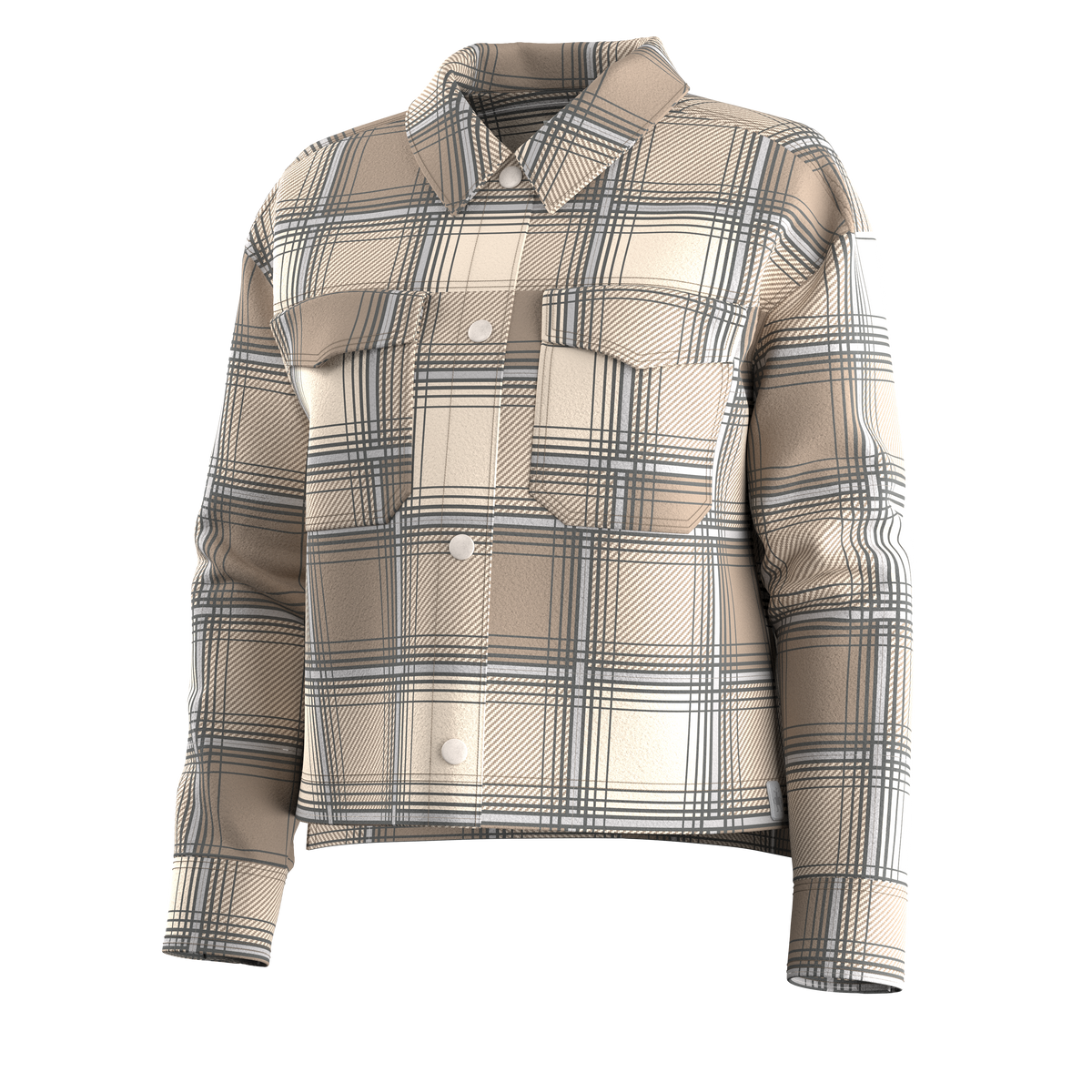 Women's Anchor Line Cropped Shirt Jacket