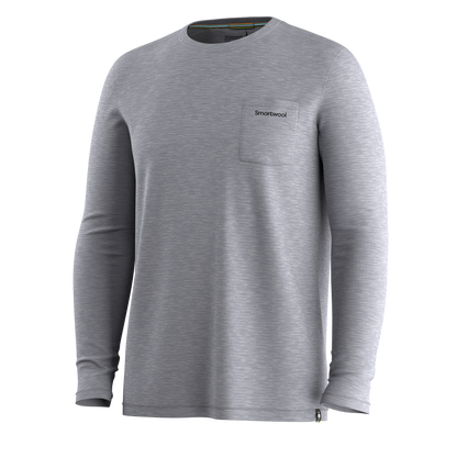 Men's Hemp Blend Go Far Bear Long Sleeve Graphic Tee