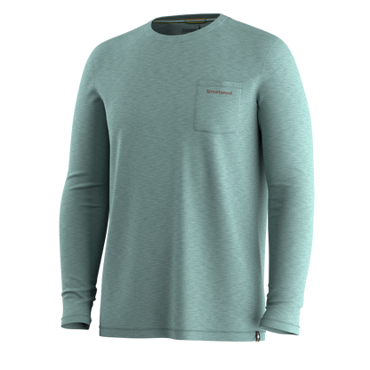 Men's Hemp Blend Go Far Bear Long Sleeve Graphic Tee