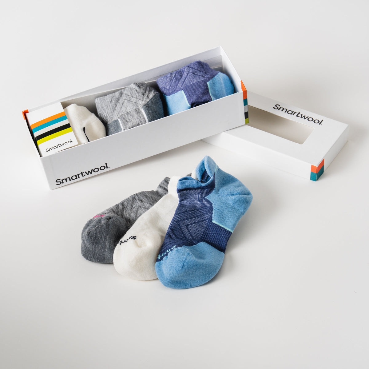 Women's Run Low Ankle Socks Trio Gift Box