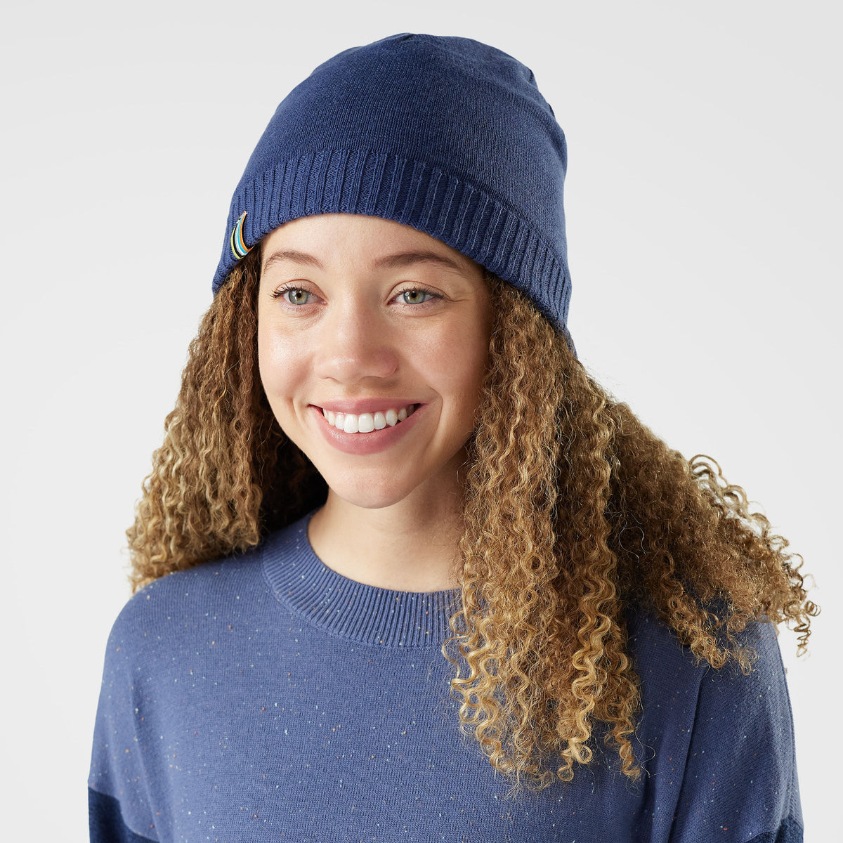 Popcorn Cable Reversible Beanie