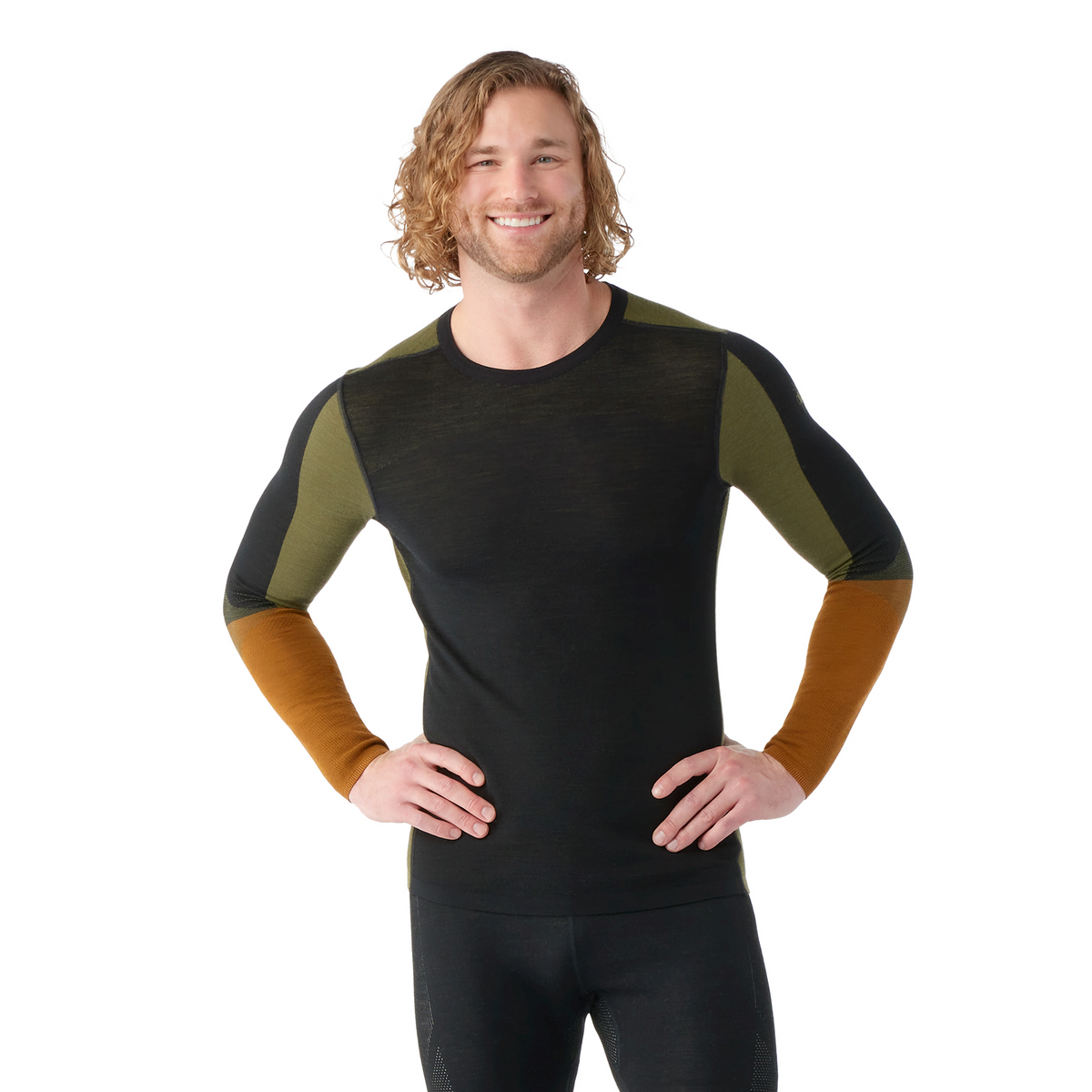 Men's Intraknit™ Thermal Merino Base Layer Colorblock Crew