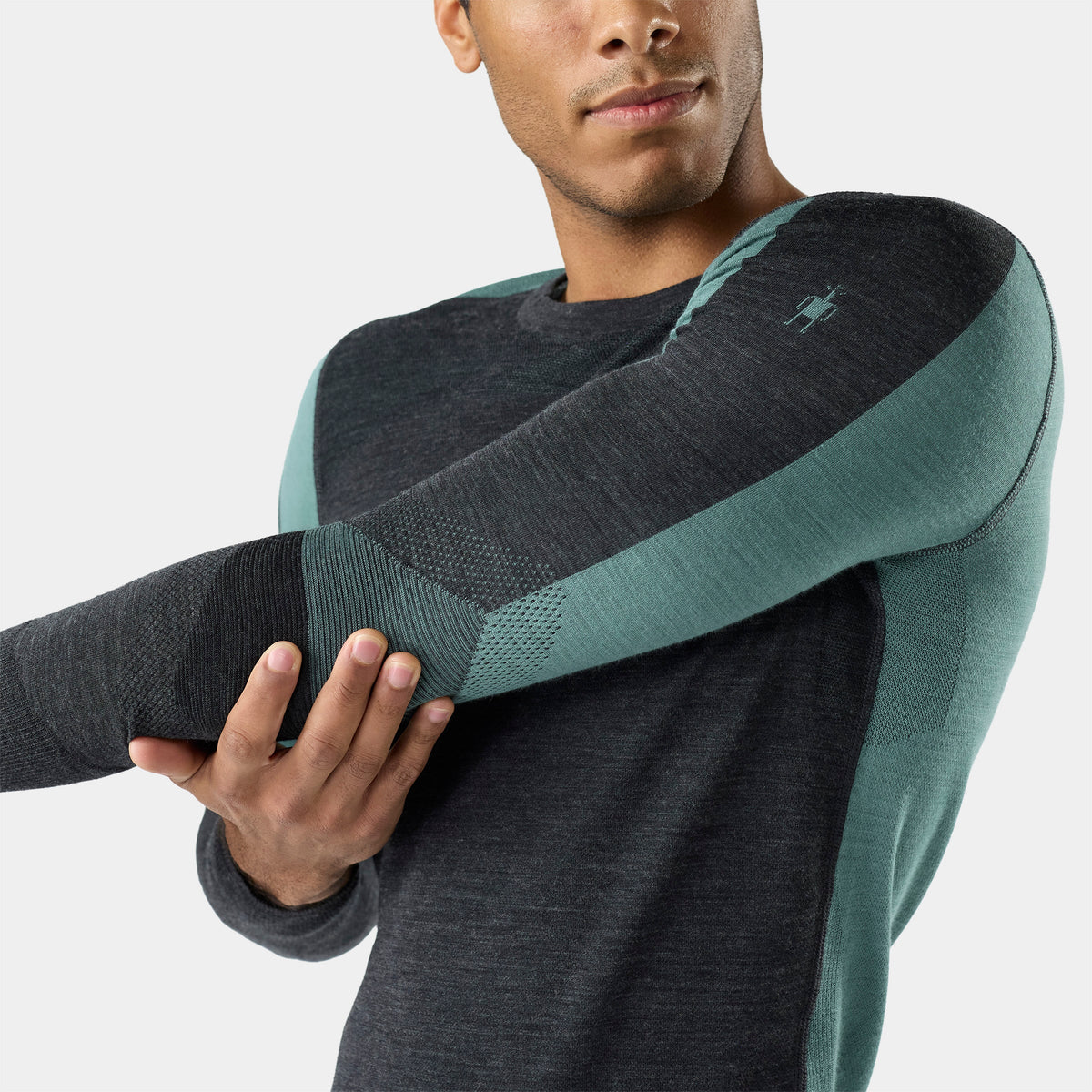 Men's Intraknit™ Thermal Merino Base Layer Colorblock Crew