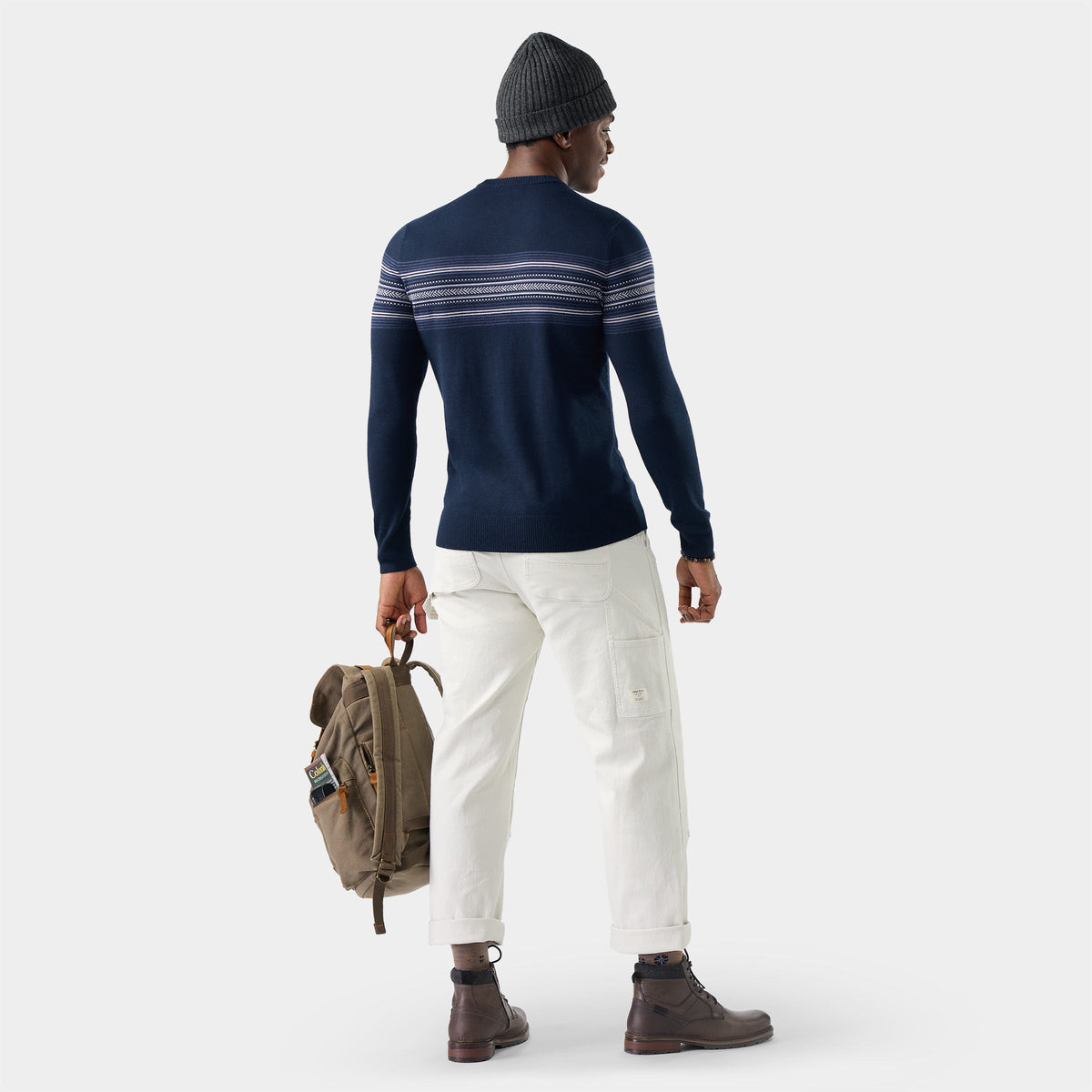 Men's Sparwood Stripe Crew Sweater