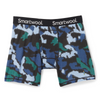Mist Blue Blurred Camo Print