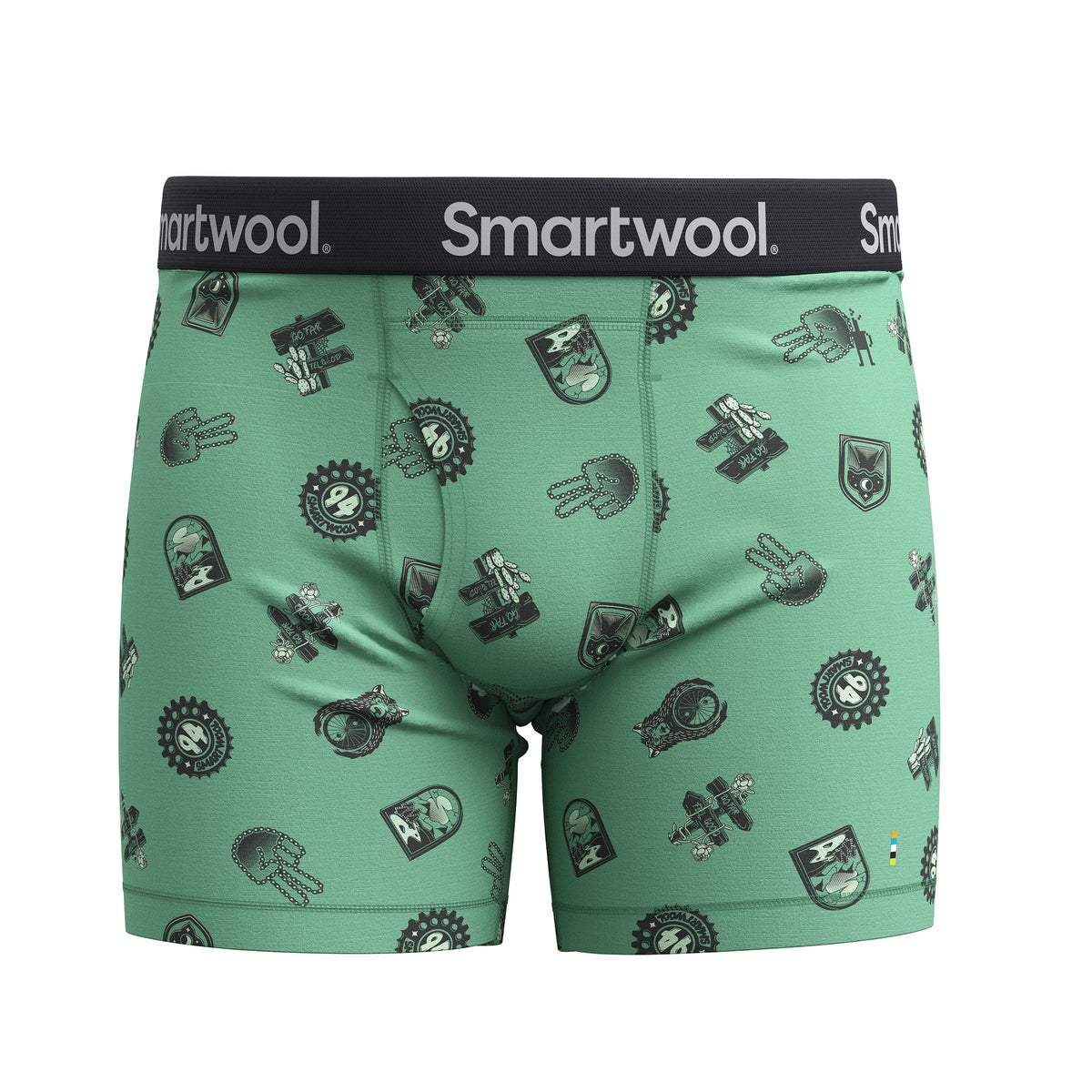 Men's Merino Print Boxer Brief
