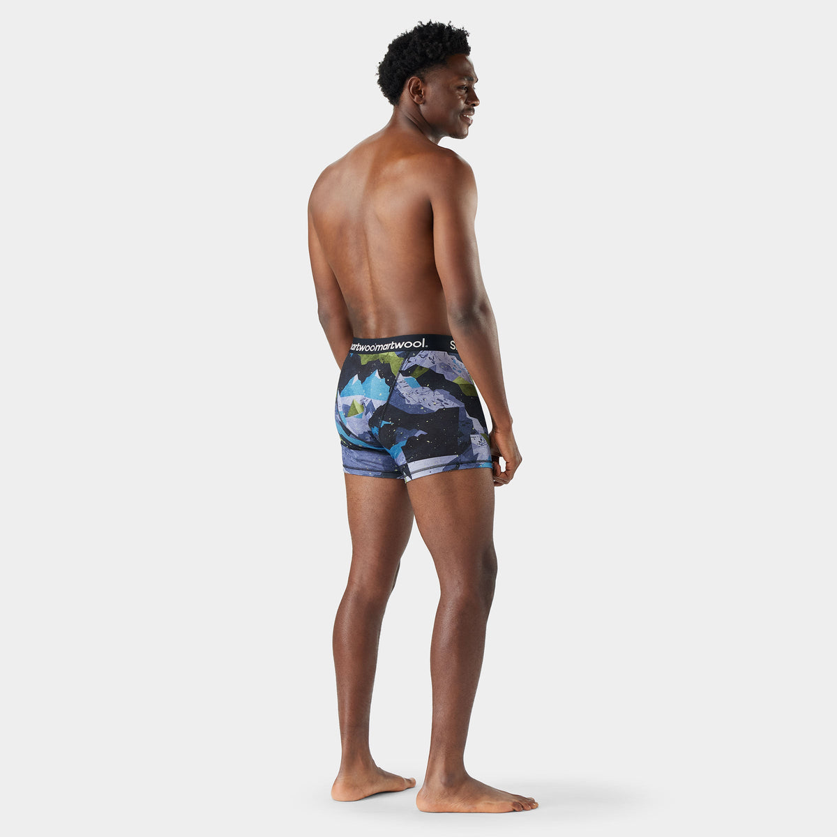 Men's Merino Print Boxer Brief