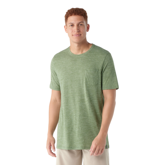Men's Merino Hemp Blend Short Sleeve Pocket Tee