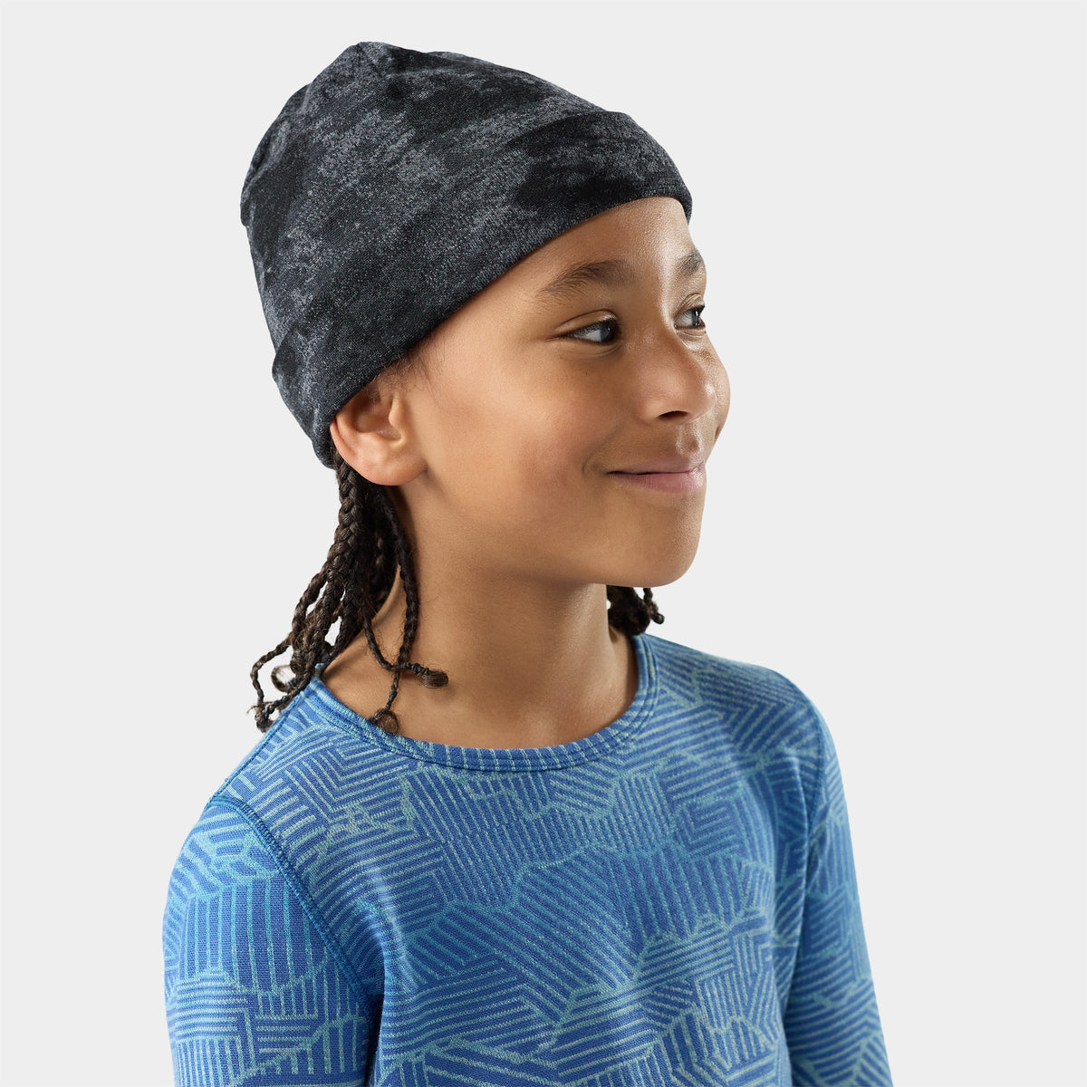 Kids' Thermal Merino Reversible Cuffed Beanie